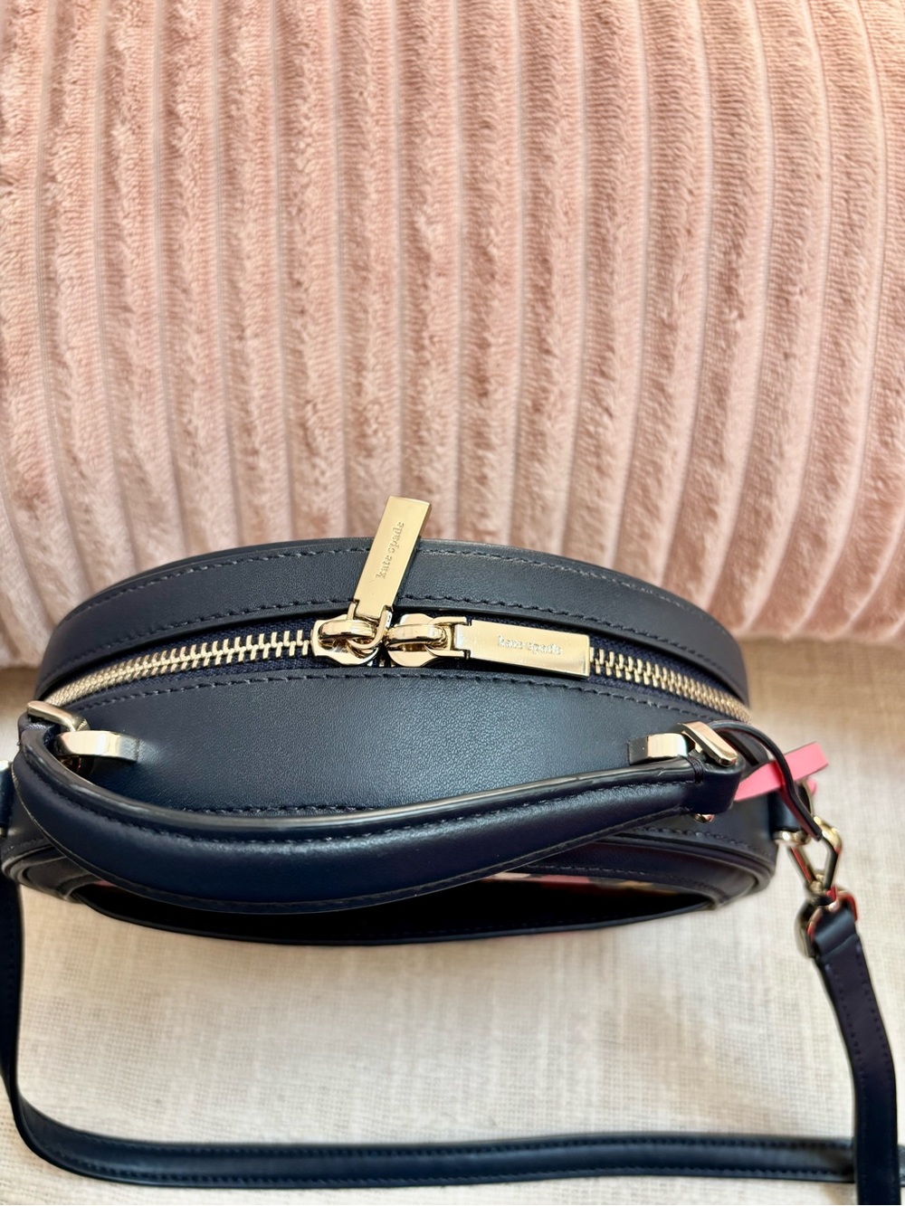 kate spade Navy Floral Round Crossbody Bag - Picture 6 of 6